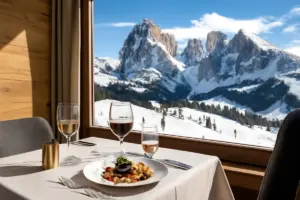 Dove fare una cena gourmet tra le Dolomiti? I ristoranti stellati con vista sulle piste