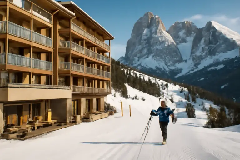 Hotel di lusso sulle Dolomiti con accesso diretto alle piste: evita lo stress degli spostamenti