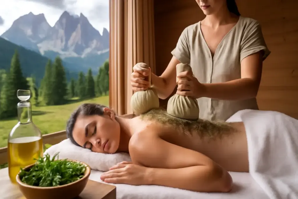 Massaggi alle erbe alpine delle Dolomiti: perché offrono relax più profondo delle spa tradizionali