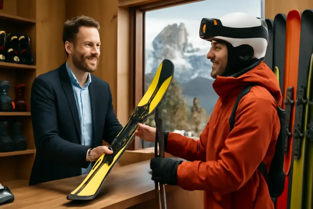 Dove noleggiare attrezzatura top per lo sci sulle Dolomiti? Servizi concierge che fanno la differenza