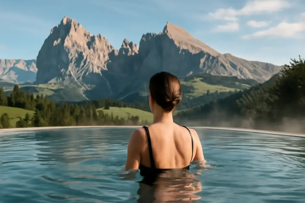 Piscine riscaldate con vista sulle Dolomiti: perché sono molto più che un semplice comfort