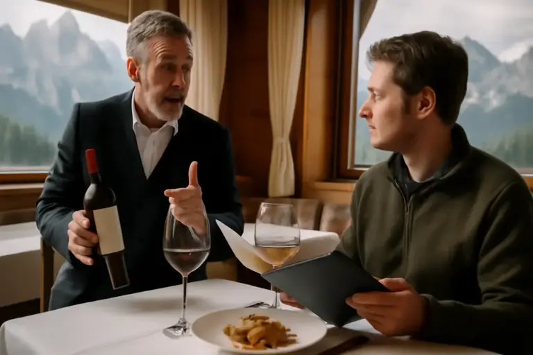 Come scegliere un wine pairing perfetto nei ristoranti delle Dolomiti? Le regole degli esperti del luogo