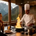 Esperienza di cucina a vista negli hotel di lusso dolomitici: il vantaggio per chi ama scoprire i segreti degli chef