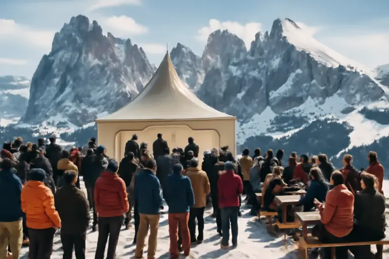 Eventi en plein air tra le vette innevate: l’esperienza immersiva che cambia la percezione delle Dolomiti
